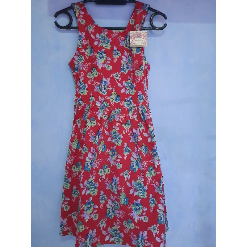 Dress Anak Remaja motif bunga