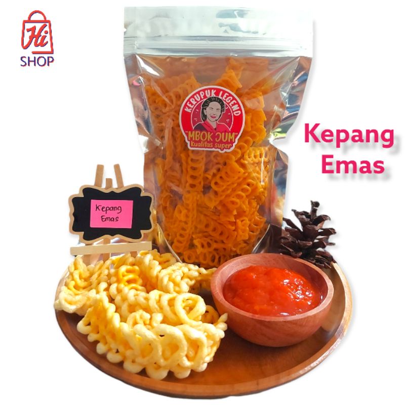

Kerupuk Mentah Kerupuk Ikan Krupuk Kepang Emas Rasa Ikan Kualitas Premium