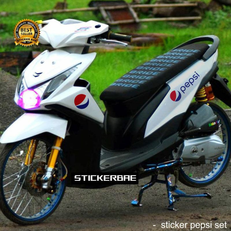 stiker pepsi sticker motor matic keren