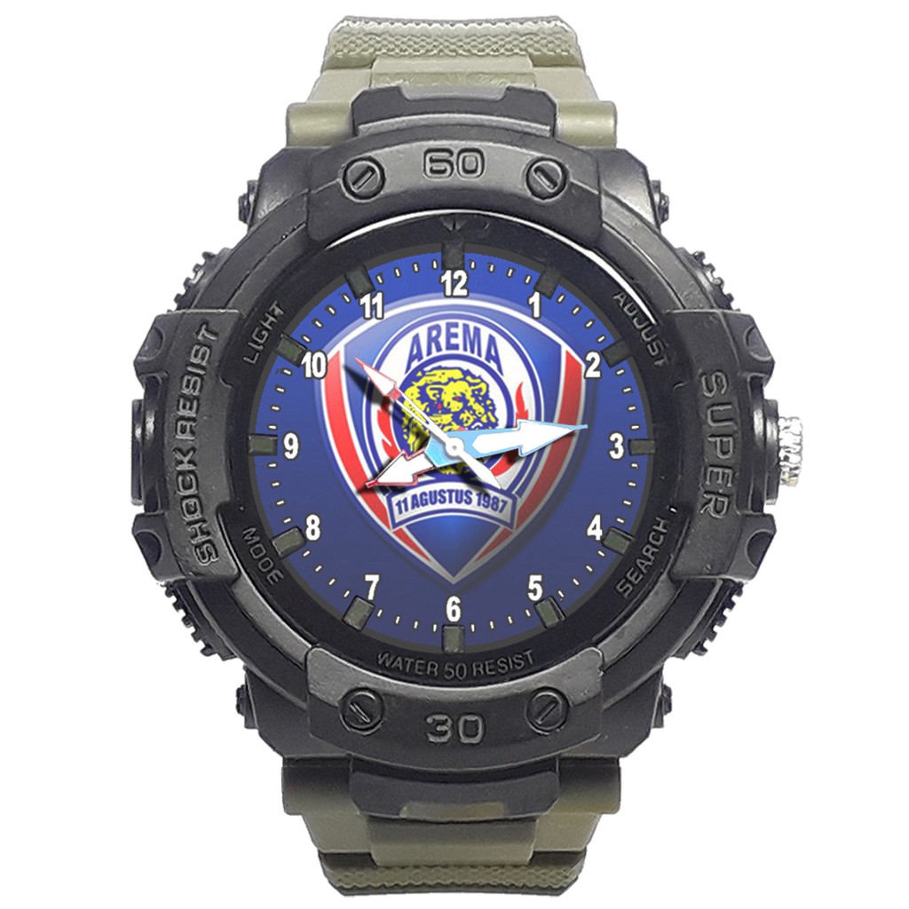 Jam Tangan  AREMA MOTIF 2 Bagus