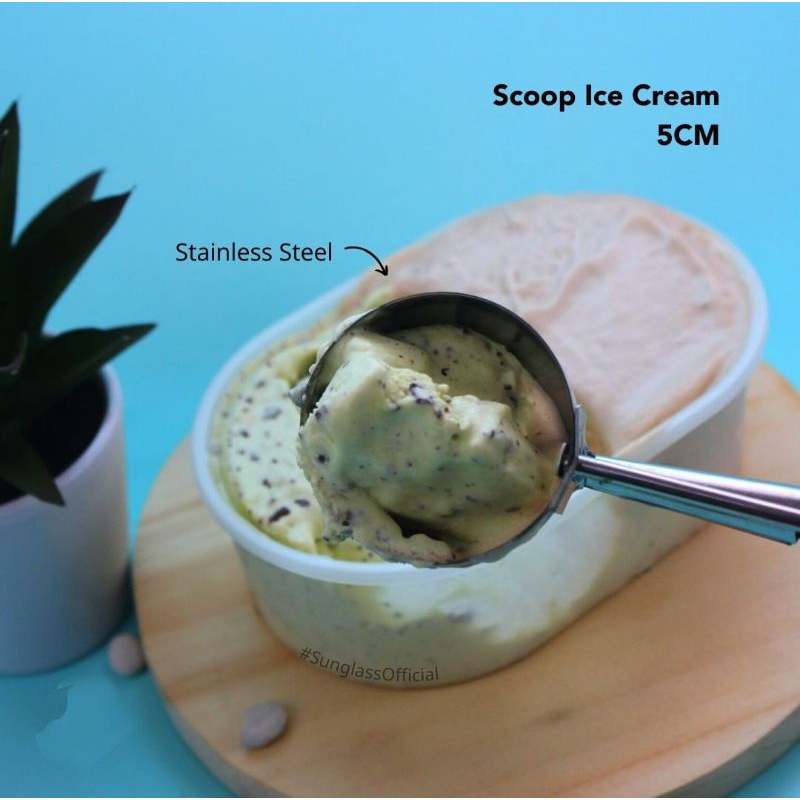 Sendok Scoop Ice Cream Stainless Steel Es Krim Dessert Serut Alat Buah / Ice Cream Scoop / 0SCOOP ES KRIM / ICE CREAM SCOOP / SCOOP ICE CREAM STAINLESS /ICE CREAM SCOOP SENDOK ES KRIM CETAKAN KUE BAKSO STAINLESS STEEL 