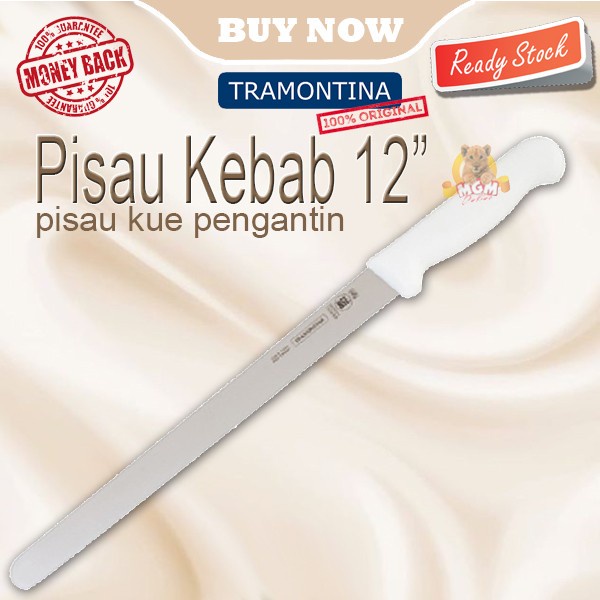 Made in Brazil Tramontina Kebab Knife 12in Pisau pengantin 30cm