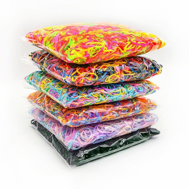 Karet Jepang / Karet Unyil / Ikat Rambut Anak Warna Warni Kiloan