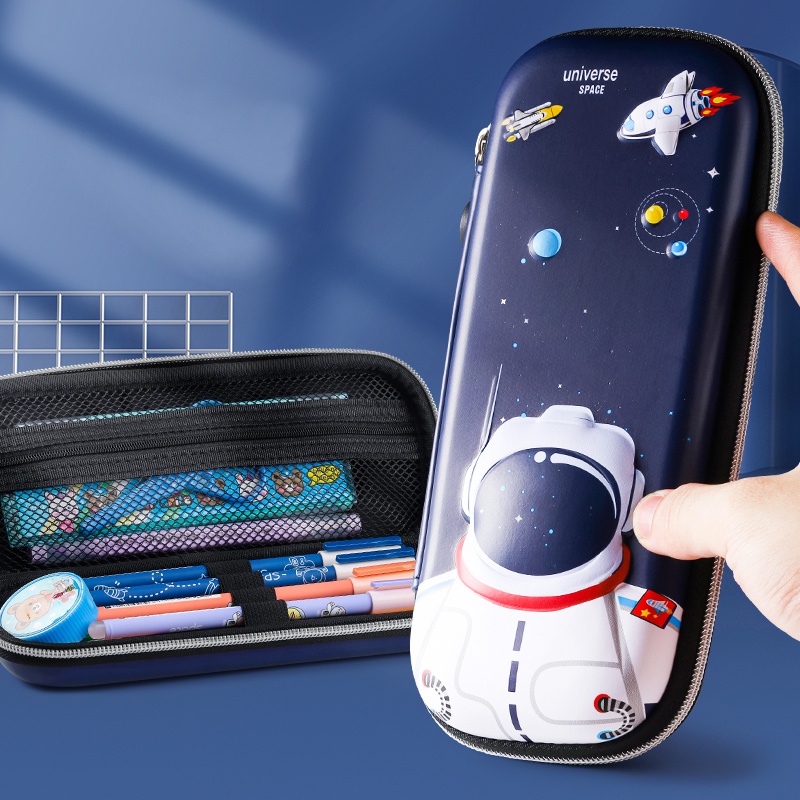 MTOYS - TEMPAT PENSIL ANAK TIMBUL 6 DIMENSI KARAKTER UNIK 2D AESTHETIC ASTRONOT COWOK BISA UNTUK SEKOLAH - M0188