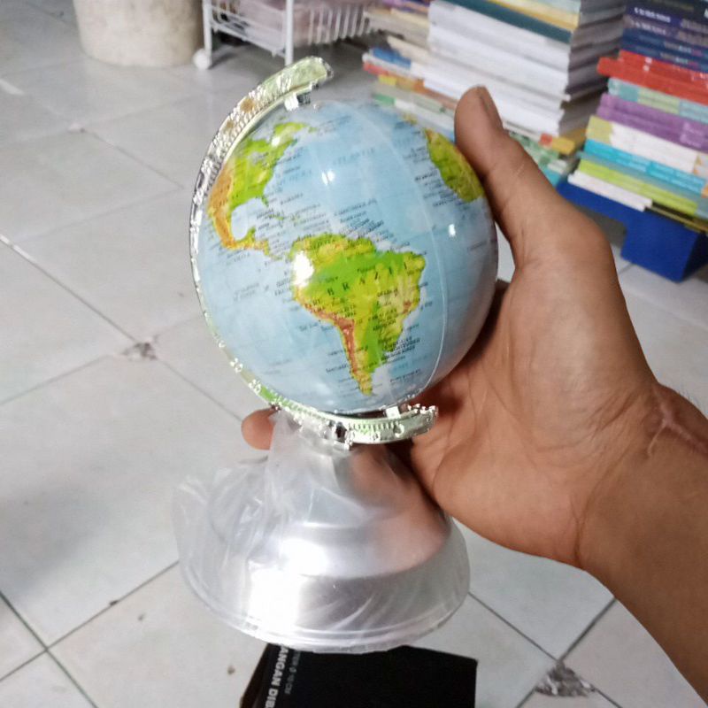 

GLOBE Bola Dunia Mini ukuran Diameter 10 Cm
