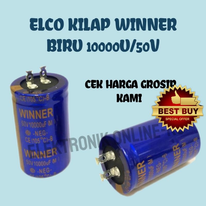 CAPASITOR ELCO 10000UF 50V WINNER