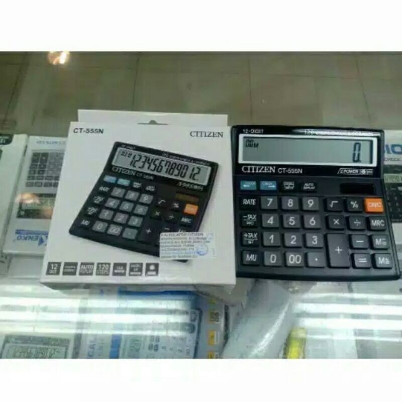 Kalkulator CITIZEN CT - 555N Original #Best Product # Garansi Resmi High Quality