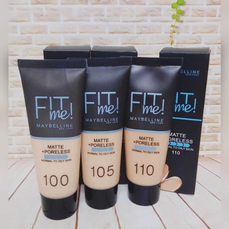 FOUNDATION MAYBELLINE FIT ME TUBE MATTE PORELESS