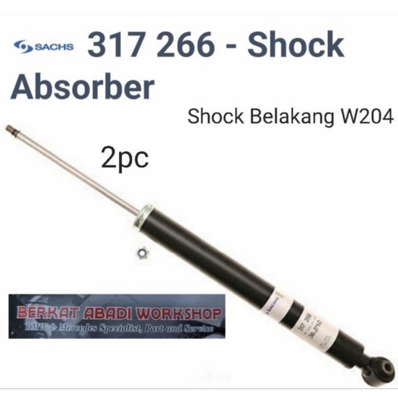 Shock breaker belakang Mercedes W204 merk SACHS