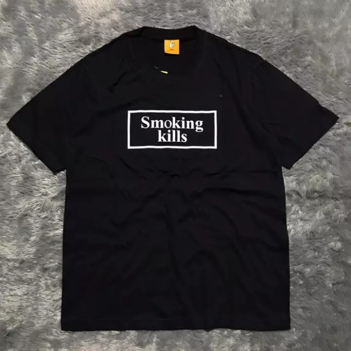 KAOS BAHAN 30S DISTRO SMOKING KILLS POLOS CUSTOM FUCKING RABBITS HIGHT CLASS