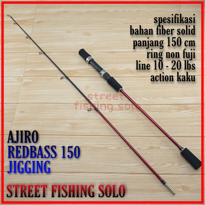 joran jigging ajiro REDBASS 150cm (COD)