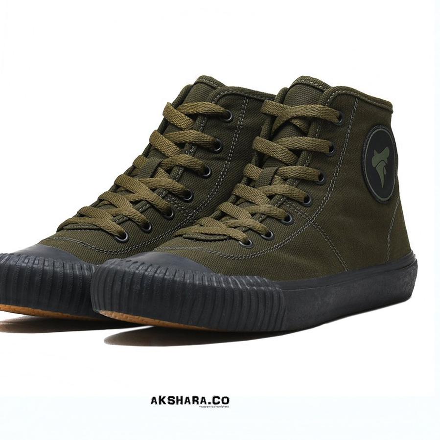 SEPATU BRODO VULCAN CLASSIC Hi Warna Olive Bs / Off White Ws / Black White Ws / Off white Gs ✔
