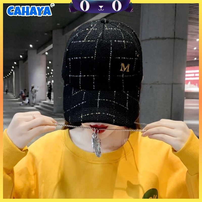 CAHAYA Topi Wanita Topi Fashion Gaya Jepang dan Korea Baru Topi Baseball Import A74