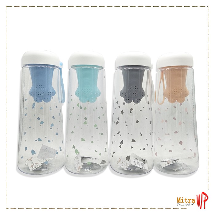 WP0040 Botol Air Minum Sakura Cat 550ML   Botol Sakura Cat H