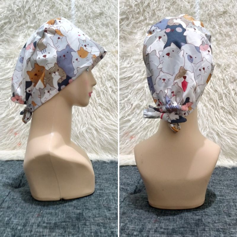 surgical cap motif dino