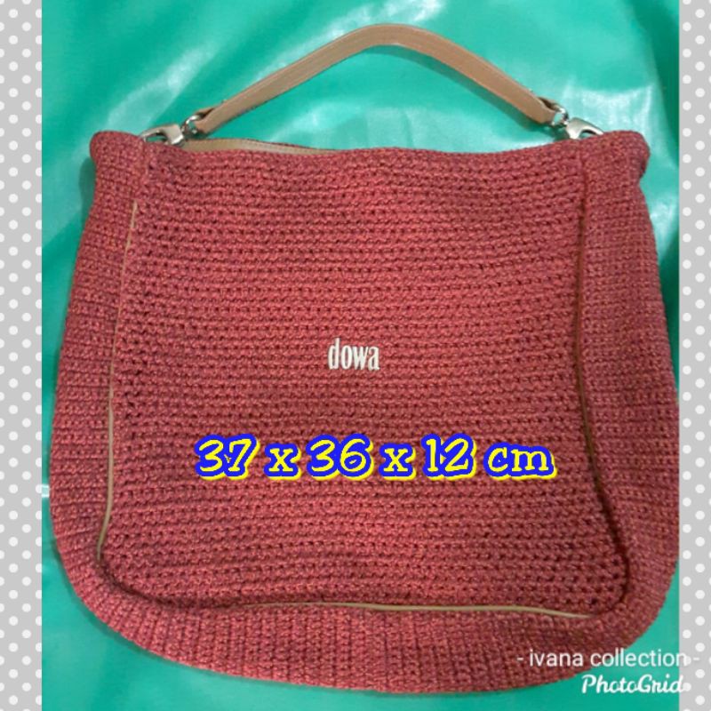 [Preloved] Tas Rajut Dowa Original 100% Authentic Dowa Handbag