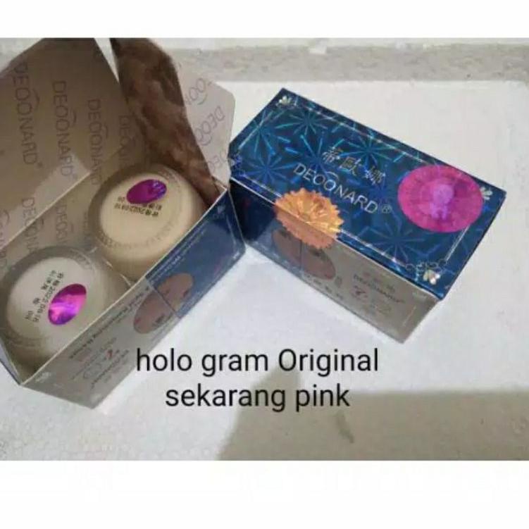 Deoonard Cream Set Day Night Biru / Deonard cream Set Siang Malam Original Holo Pink 0B2