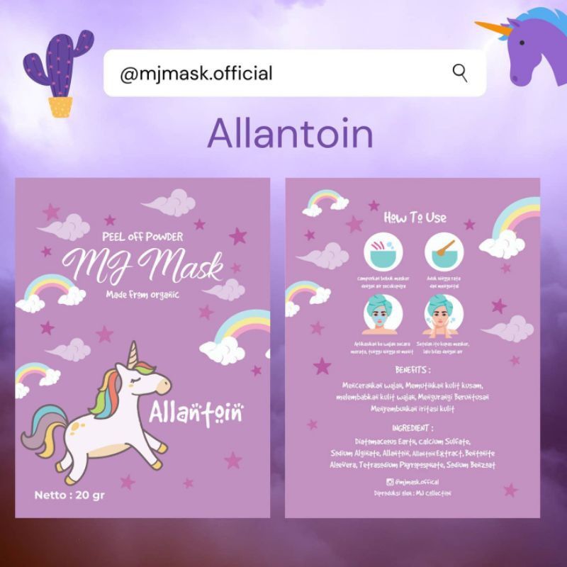 Peel Off Mask Organic Remaja Cewek Terbaru By Mj Mask Skincare Kosmetik Pemutih Terlaris