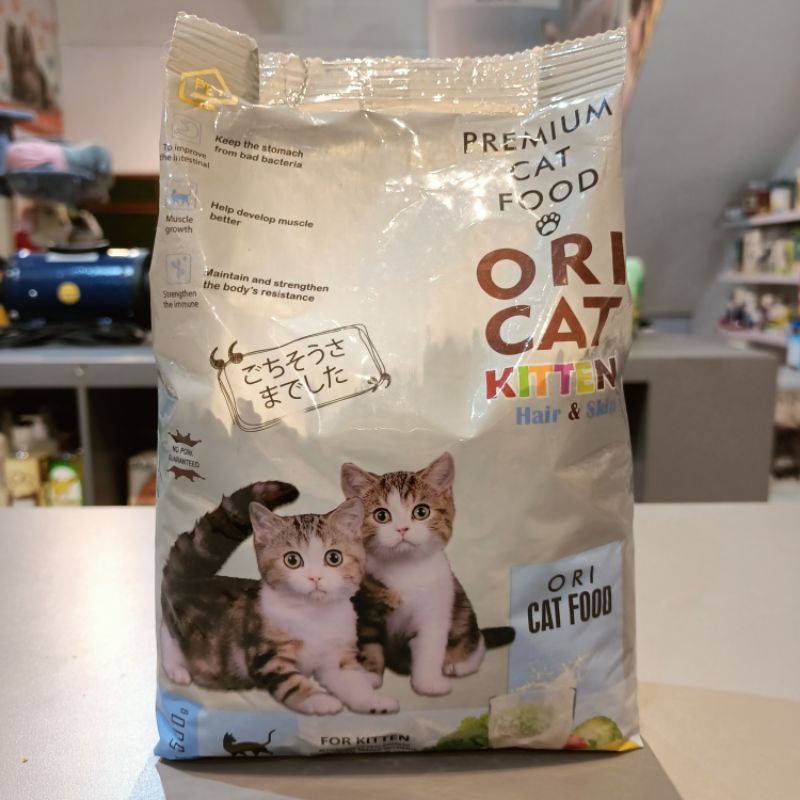 ORI Cat Kitten Hair &amp; Skin 400gr / Makanan Kucing Anakan