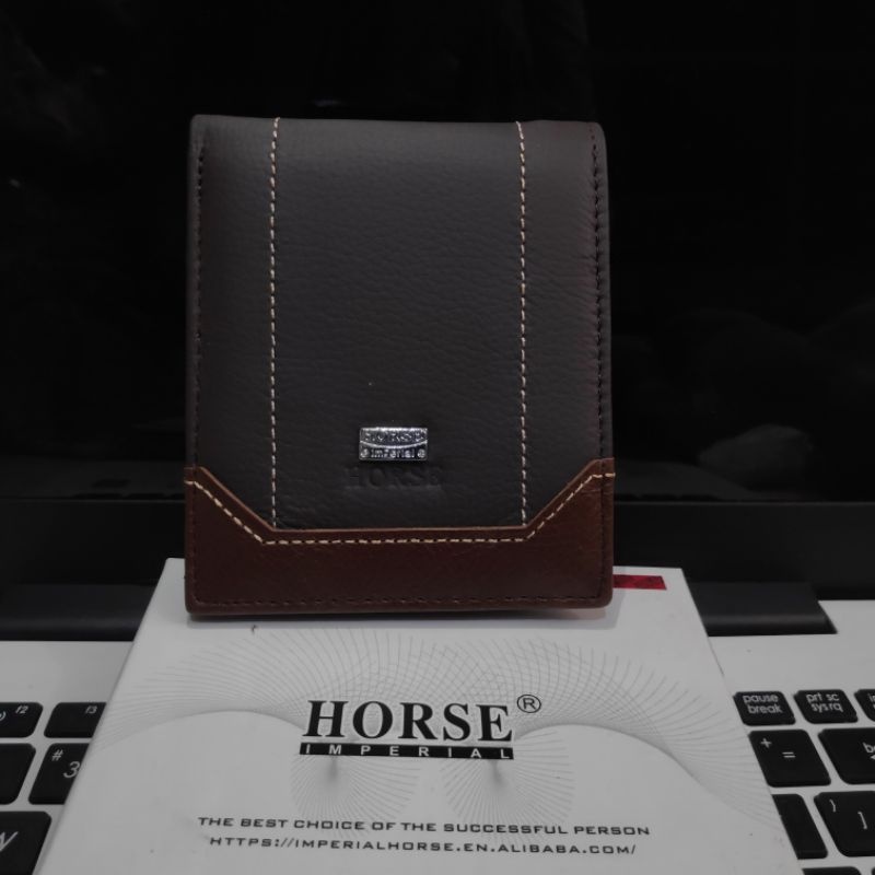 Dompet kulit pria kombinasi merk IMPERIAL HORSE