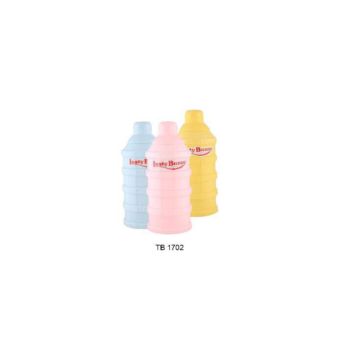 Lusty Bunny Medium Milk Powder Container Tempat Takaran Susu 4 Susun