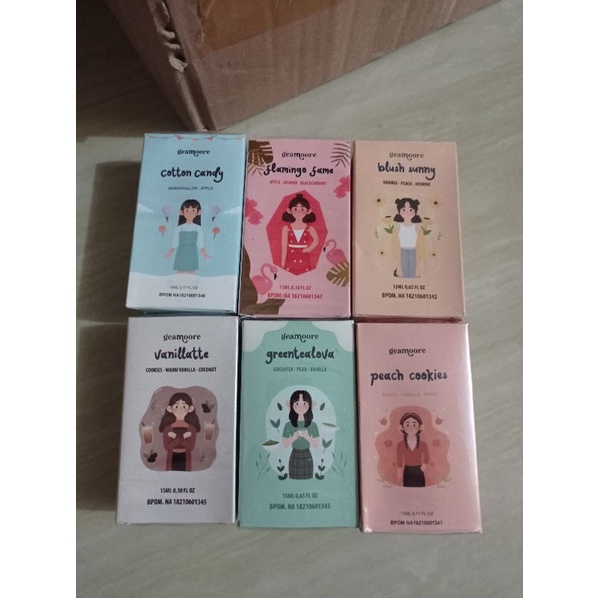 (Free Gift )Parfum 15ml Paket Usaha Geamoore isi 15pcs