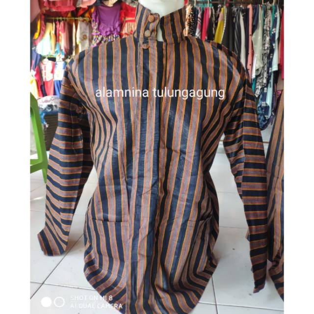 Baju atasan Surjan sorjan lurik bayi anak dewasa