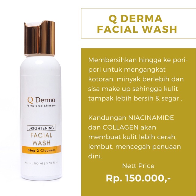 FACIAL WASH Q DERMA