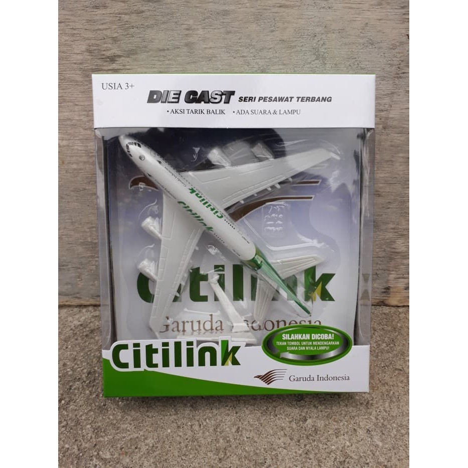 Diecast Pesawat - Miniatur Pesawat Garuda - Diecast Pesawat Jet Diecast Pesawat Citilink - Miniatur