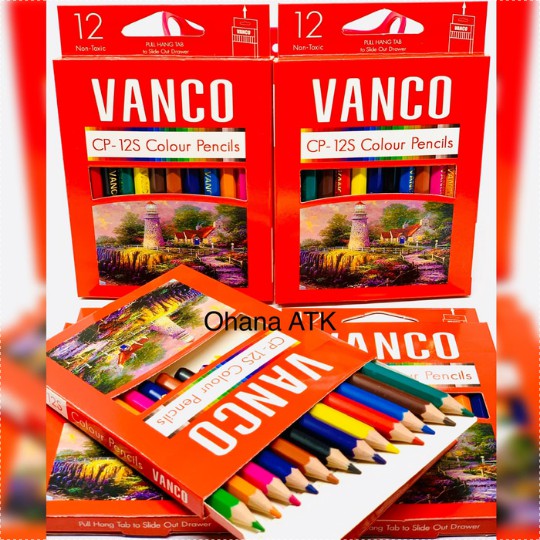 

Pensil Warna Anak Vanco Pendek 12 warna Murah Berkualitas