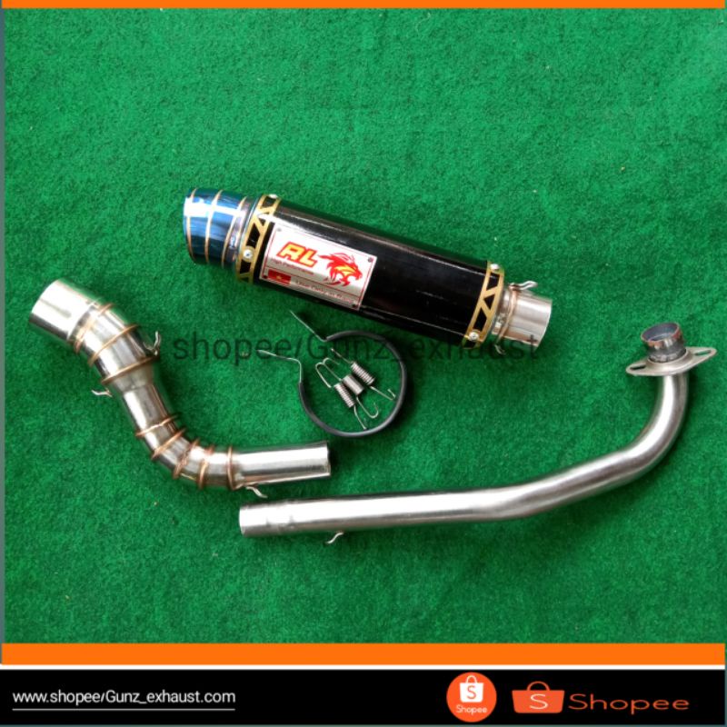 REDLEO Exhaust Pipe Xrm110/125 RS125 Wave110/125 Smash