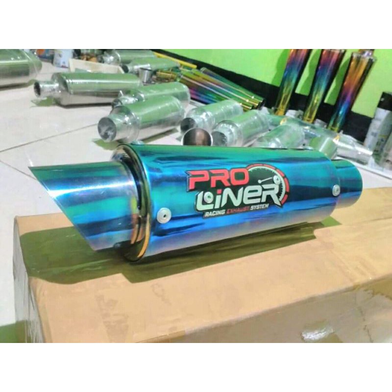 SLINCER KNALPOT RACING PROLINER FULL BLUE