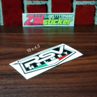 RSV helmet cutting sticker