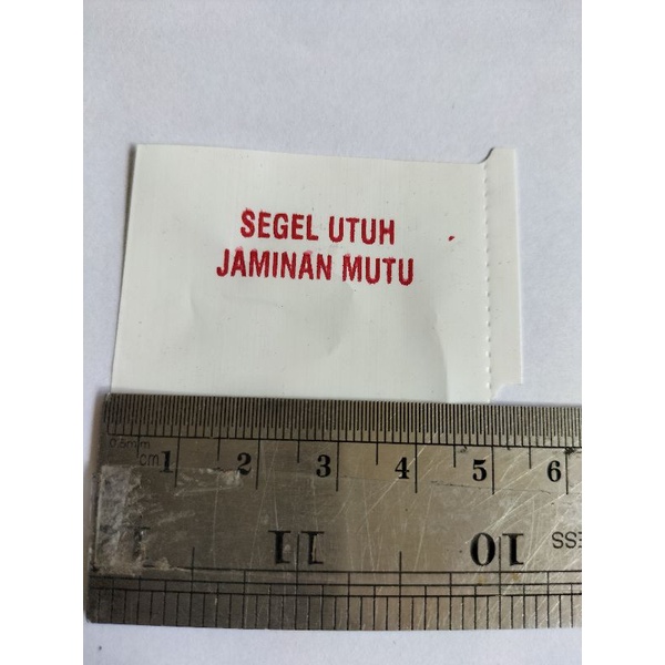plastik segel tutup botol lebar 5.5cm/plastik segel utuh tutup botol Aqua（isi 100pc)