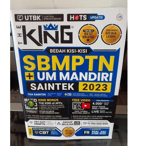 

Stok terbatas!.. Bedah Kisi - Kisi SBMPTN + UM Mandiri SAINTEK 2023