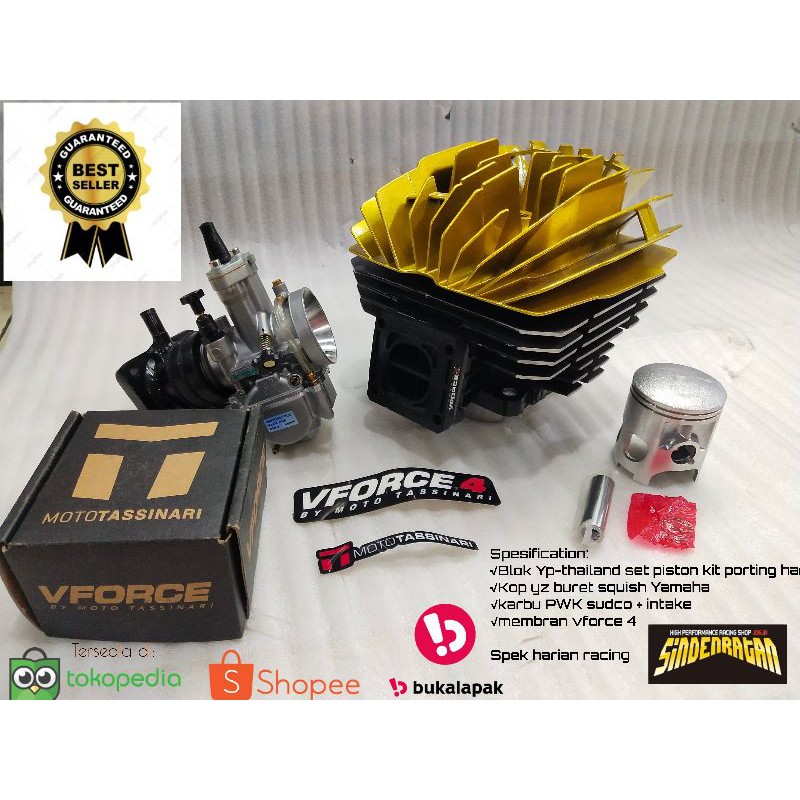 Paket blok rx king porting balap racing harian