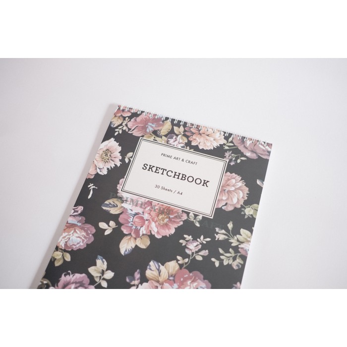 

Lyra Sketch Book - Kiky Sketch Book - Papan Tulis Gambar Prime Sketch Book A4 Flower Dark Produk