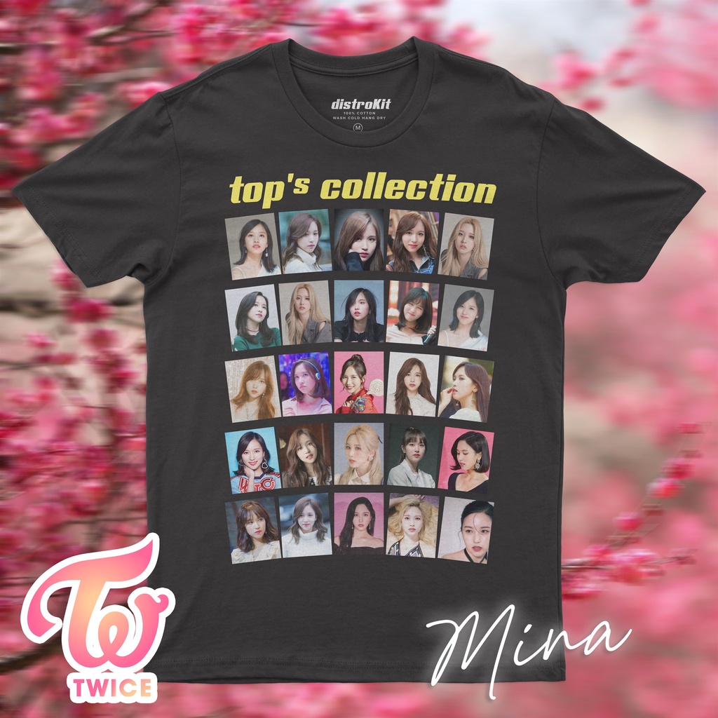 T-Shirt Mina TWICE Top's Collection Black (UNISEX)