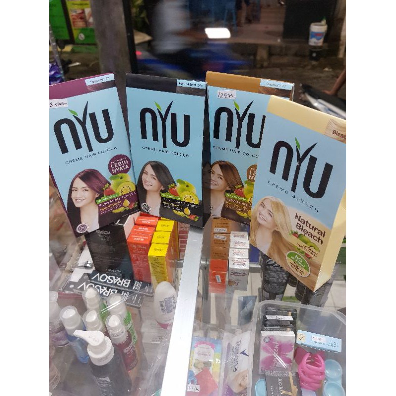NYU HAIR COLOR | Semir Rambut Bleaching / Blue Black / Coppery
