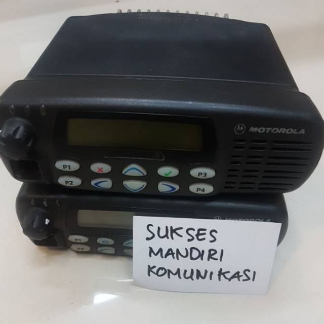 RADIO RIG MOTOROLA GM 338 VHF 25 WATT SECOND ORIGINAL LENGKAP