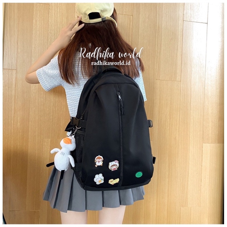 Maika 5023 Tas sekolah tas kerja ransel laptop pria dan wanita