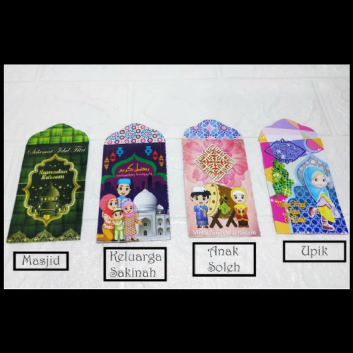 

amplop angpao lebaran THR set kecil amplop isi 8 spesial lebaran
