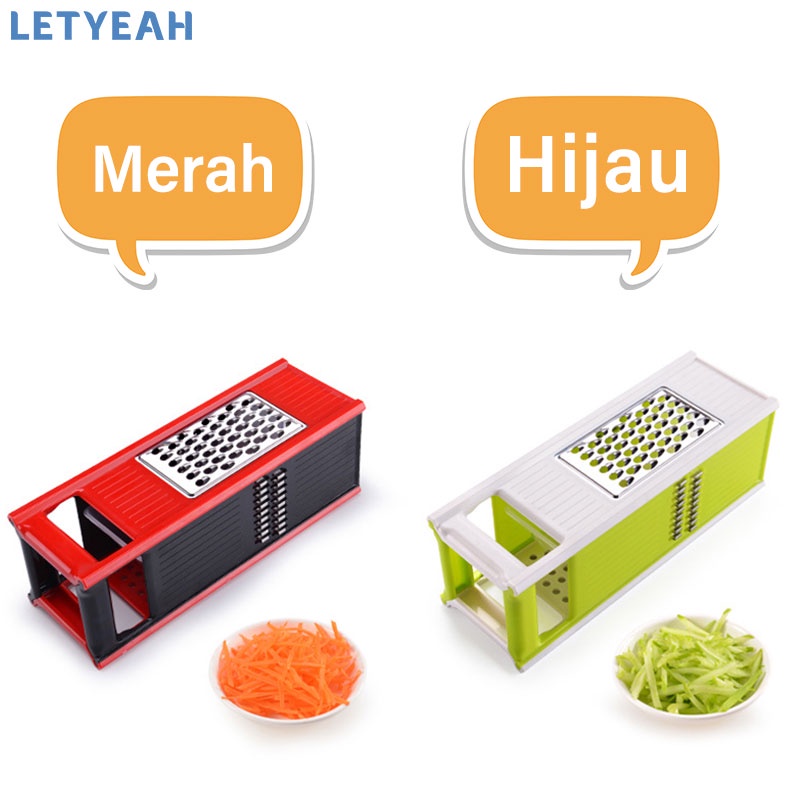 letyeah Parutan serbaguna / parutan sayur manual / alat pemotong sayur / alat pengiris grater dapur