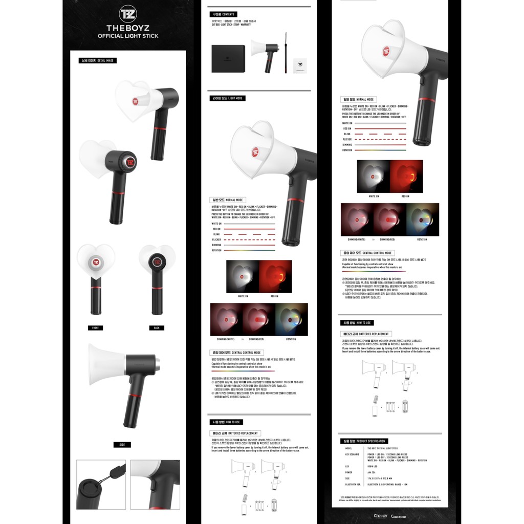THE BOYZ OFFICIAL LIGHTSTICK
