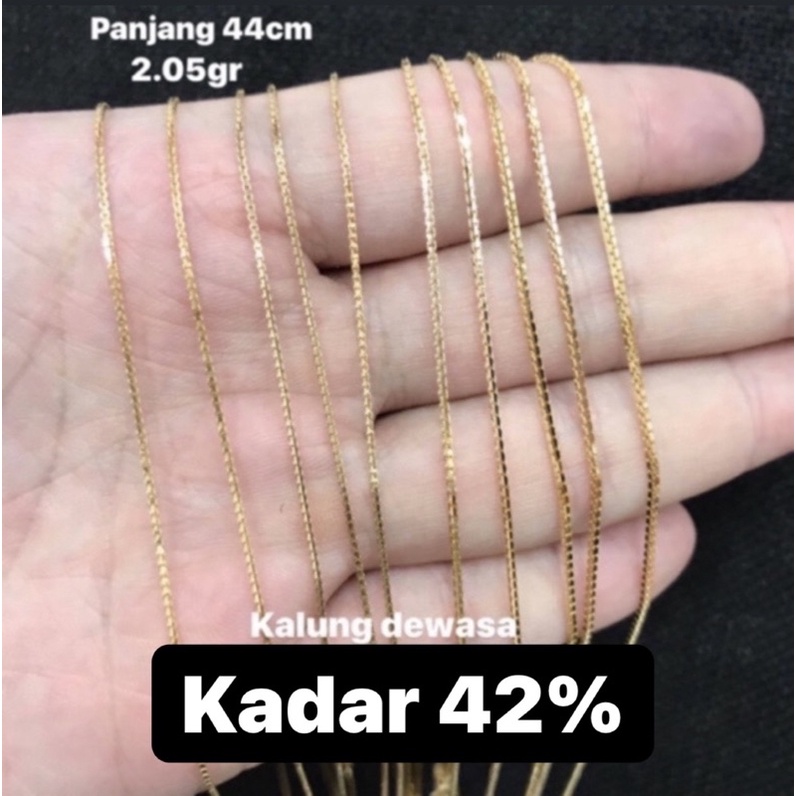Kalung Emas Asli - Kalung Santa - Kalung Emas Kadar 420 - Perhiasan Emas  Toko Emas Kalung Emas Anak