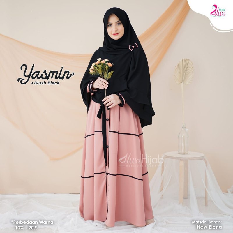 GAMIS SYARI YASMIN BY ALWA HIJAB