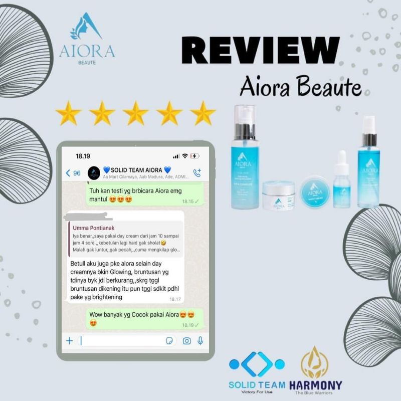 AIORA SKINCARE BPOM CREAM WAJAH PAKET GLOWING ACNE-2