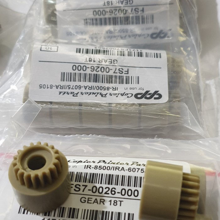 Gear 18T Mesin Fotokopi Canon IRA 6075/6275 FS7-0026-000 CPP
