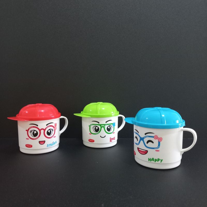 Mug Topi Trixy Gelas Minum Anak Souvenir Ulang Tahun