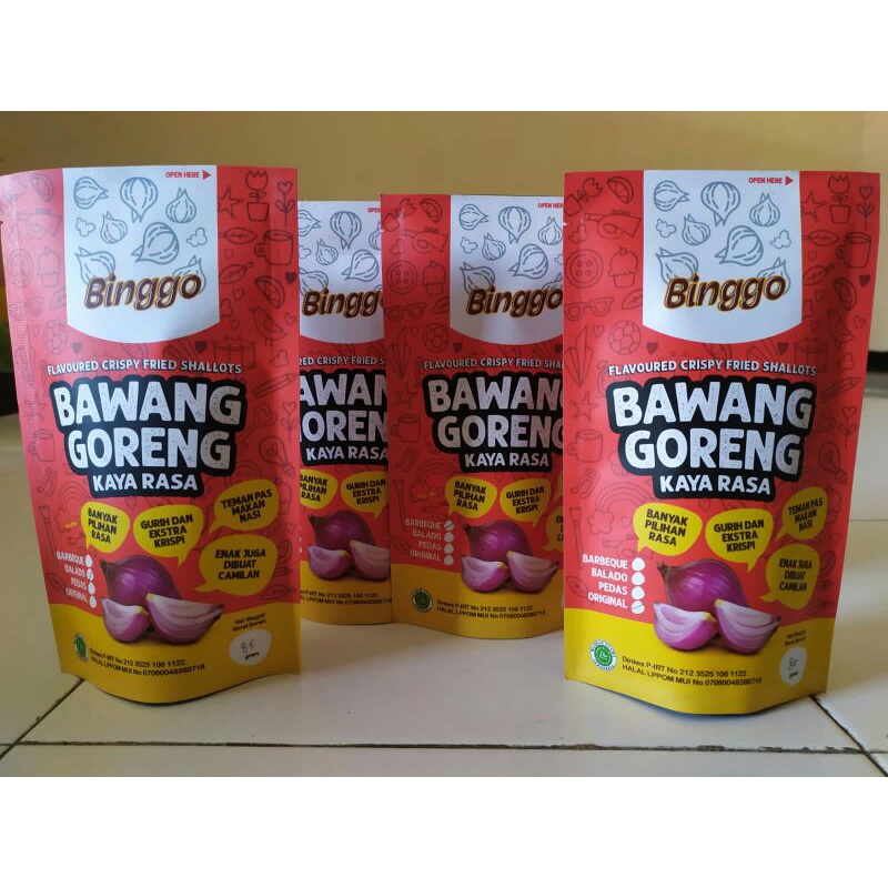 

Bawang goreng Binggo Kaya Rasa - Balado